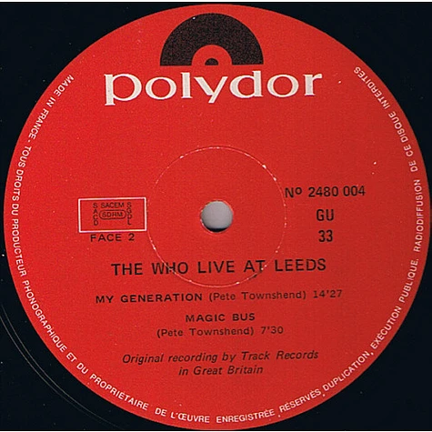 The Who - Live At Leeds