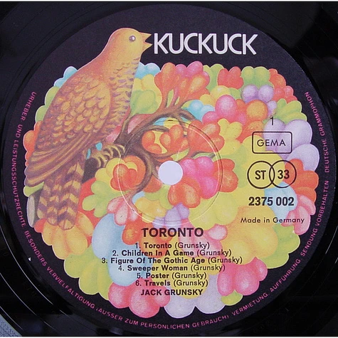Jack Grunsky - Toronto