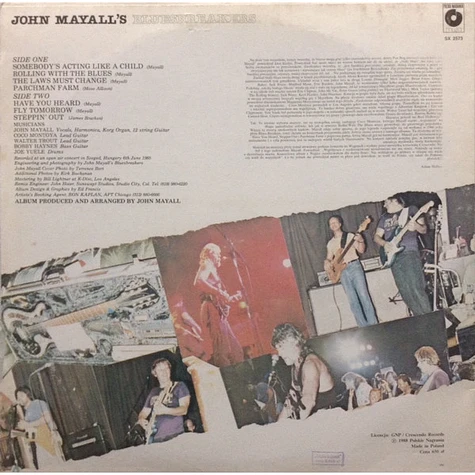 John Mayall & The Bluesbreakers - Live In Concert