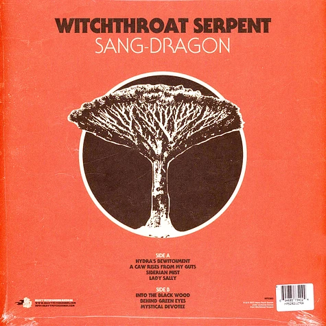 Witchthroat Serpent - Sang Dragon 3 Color Striped Vinyl Edition