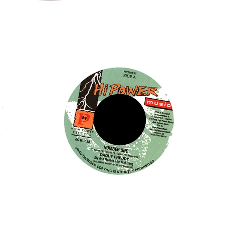 Daddy Freddy / Sly & Robbie Ft,Dean Fraser - Number One / Taxi Riddim