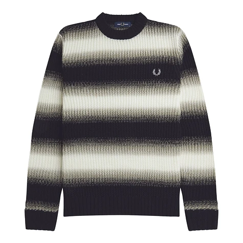 Fred Perry - Striped Open Knit Jumper