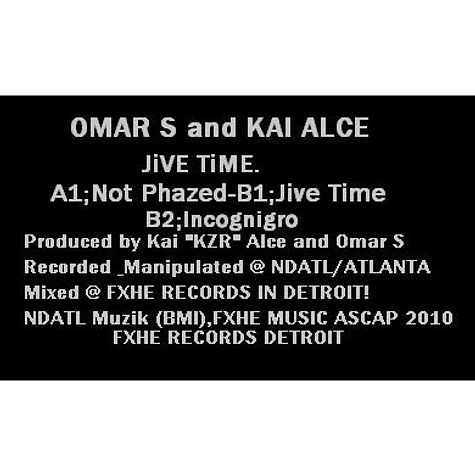 Omar-S And Kai Alcé - Jive Time.
