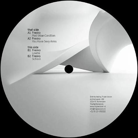 Fresko - Post Urban Condition Ep White Vinyl Edition