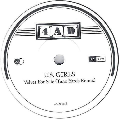 Tune-Yards / U.S. Girls - Coast To Coast (U.S. Girls Remix) / Velvet For Sale (Tune-Yards Remix)
