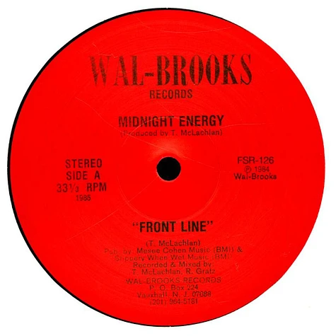 Midnight Energy - Front Line / Saving All My Love
