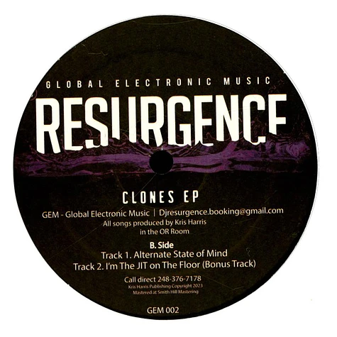 DJ Resurgence - Clones EP