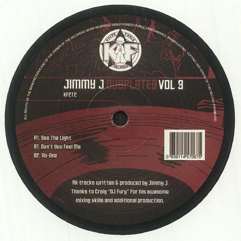 Jimmy J - Dubplates Volume 3 EP
