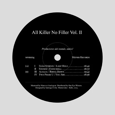 V.A. - All Killer No Filler Volume 2