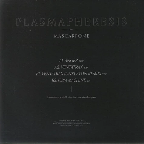 Mascarpone - Plasmapheresis