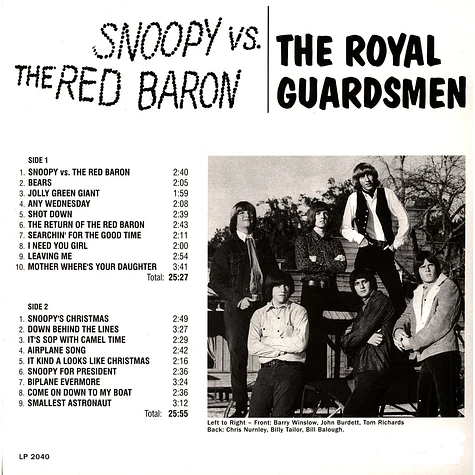 Royal Guardsmen - Snoopy Vs The Red Baron