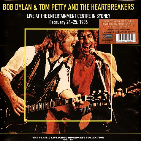 Bob Dylan Featuring Tom Petty - Live At The Entertainment Centre In Sydney 24th-25th February 1986 Splatter Vinyl Edition