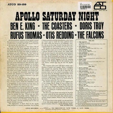 V.A. - Apollo Saturday Night