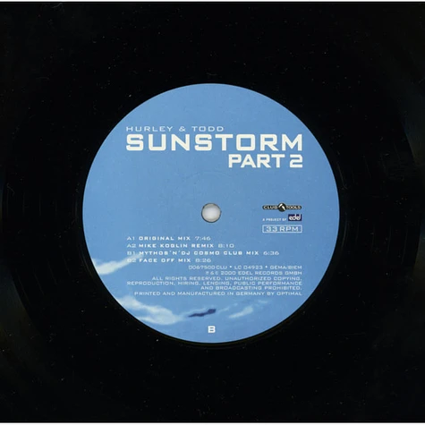 Hurley & Todd - Sunstorm