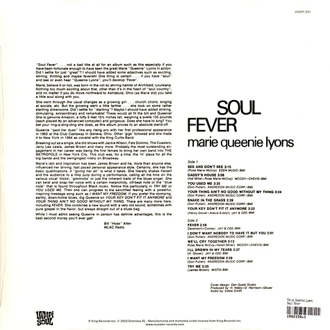 Marie Queenie Lyons - Soul Fever