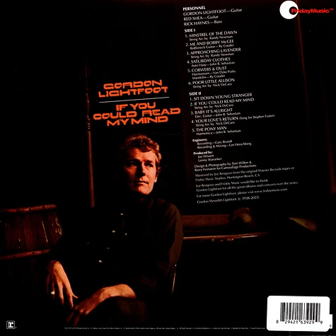 Gordon Lightfoot - If You Could Read My Mind Gold Vinyl Edition