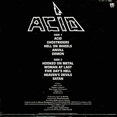 Acid - Acid Bi-Color Vinyl Edition