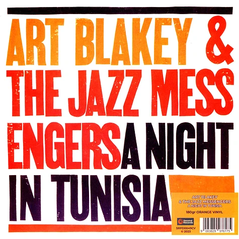 Art Blakey And The Jazz Messengers - A Night In Tunisia Orange Vinyl Edition