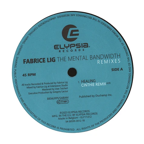 Fabrice Lig - The Mental Bandwidth Remixes