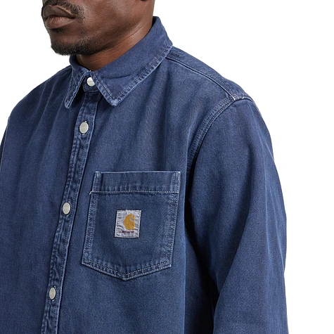 Carhartt WIP - George Shirt Jac "Smithfield" Color Denim, 13.5 oz