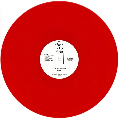 Erik Leuthäuser - Sucht HHV Exclusive Red Vinyl Edition