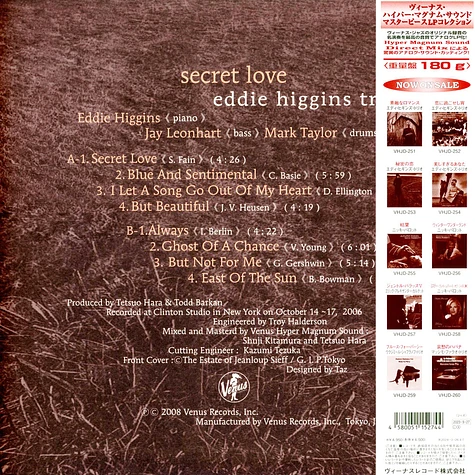 Eddie Higgins Trio - Secret Love