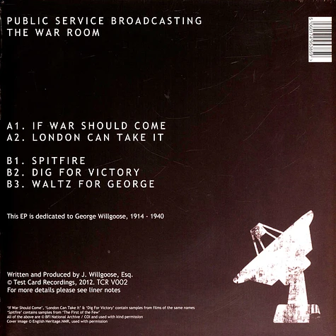 Public Service Broadcasting - The War Room Ep