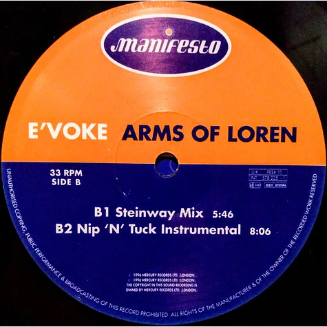 E'voke - Arms Of Loren