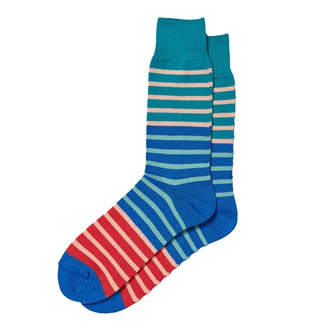 ROTOTO - Multi Marine Stripe Socks