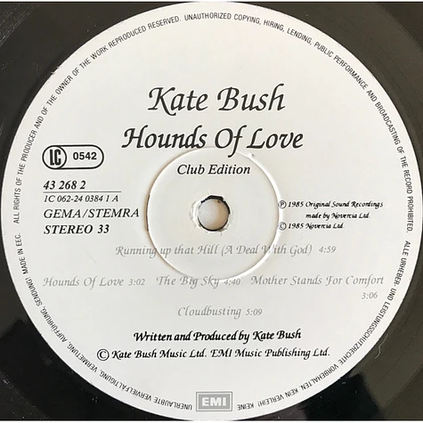 Kate Bush - Hounds Of Love