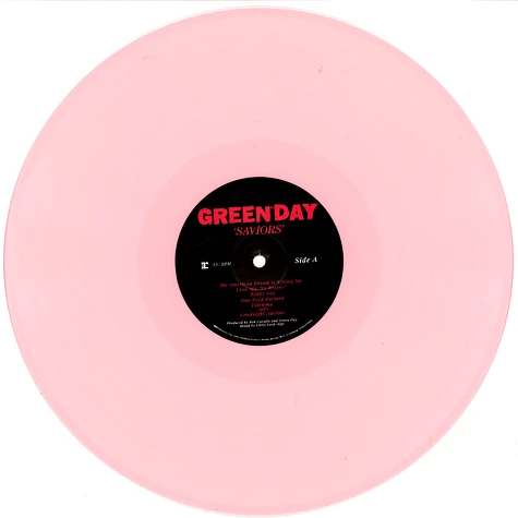 Green Day - Saviors Rose Colored Vinyl Edition