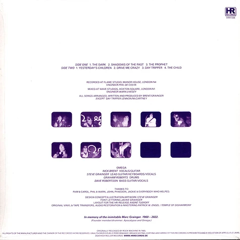 Omega - The Prophet Violet Vinyl Edition