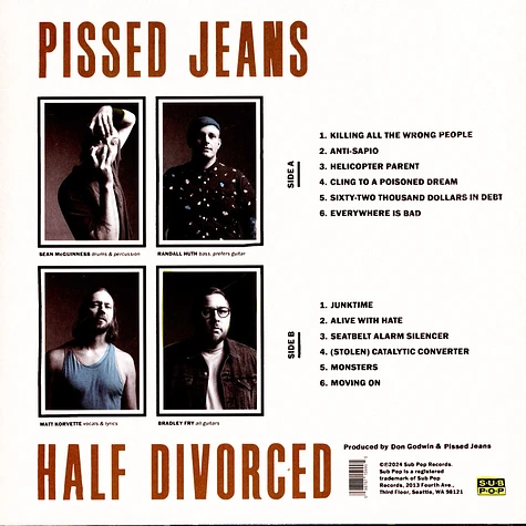 Pissed Jeans - Half Divorced Loser Edition