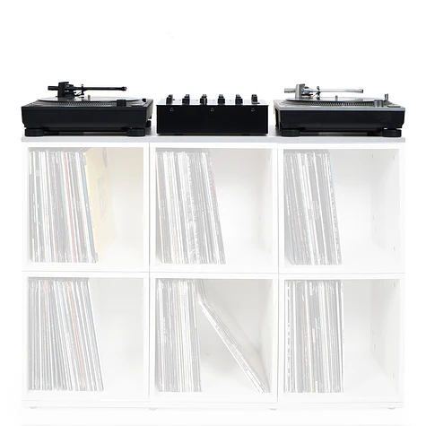 Record Box - Vinyl Record Storage - DJ-Topboard für 12" Aufbewahrung (3x110)