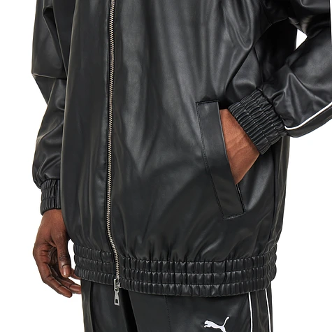 Puma - T7 Oversized Pleather Track Jacket