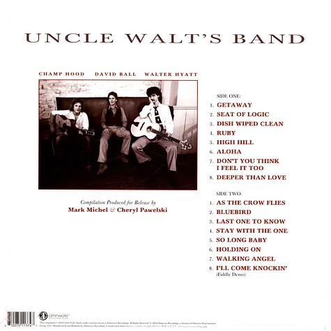Uncle Walt's Band - Anthology: Those Boys From Carolina