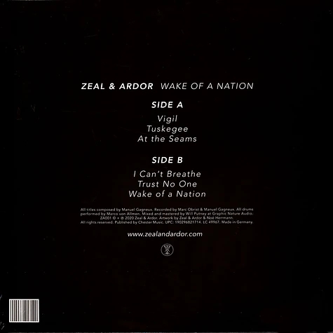 Zeal&Ardor - Wake Of A Nation EP