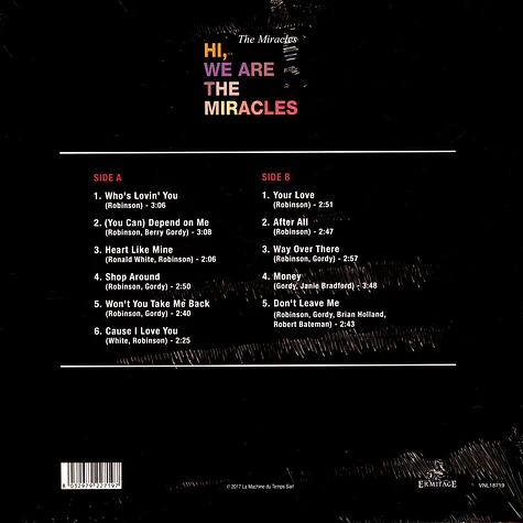 Smokey Robinson & The Miracles - Hi, We're The Miracles