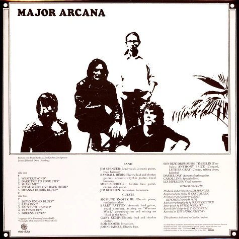 Major Arcana - Major Arcana Black Vinyl Edition