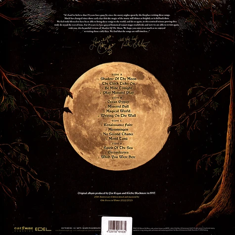 Blackmore's Night - Shadow Of The Moon New Mix Limitedc Edition