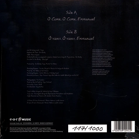Tarja - O Come,Emmanuel Limited Edition