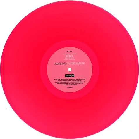 A Certain Ratio - It All Comes Down To This Neon Pink Eco Vinyl Ediiton