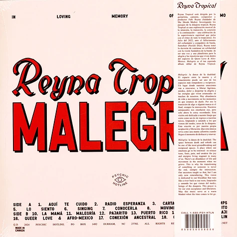 Reyna Tropical - Malegria