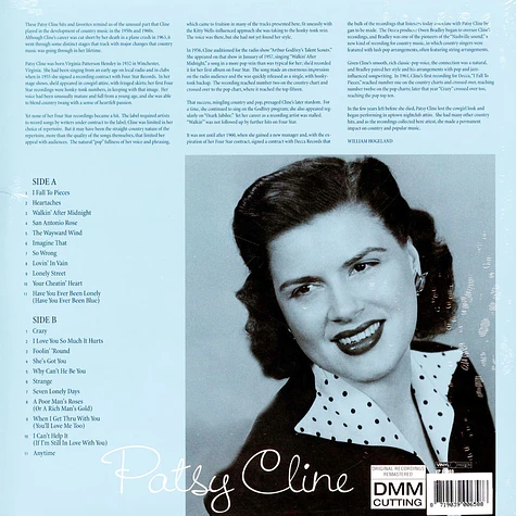 Patsy Cline - Signature Collection Solid White Vinyl Edition
