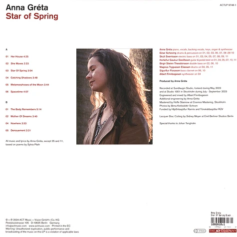Anna Greta - Star Of Spring Black Vinyl Edition