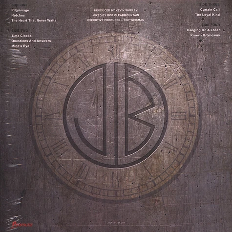 Joe Bonamassa - Time Clocks Limited Black Vinyl