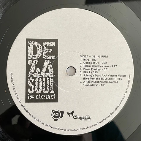 De La Soul - De La Soul Is Dead