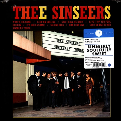 Thee Sinseers - Sinseerly Yours Turquoise Vinyl Edition