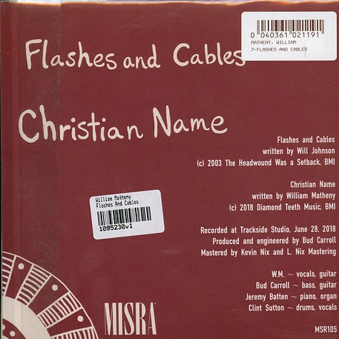 William Matheny - Flashes And Cables