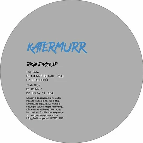 Katermurr / Takin It Back EP Katermurr / Takin It Back EP